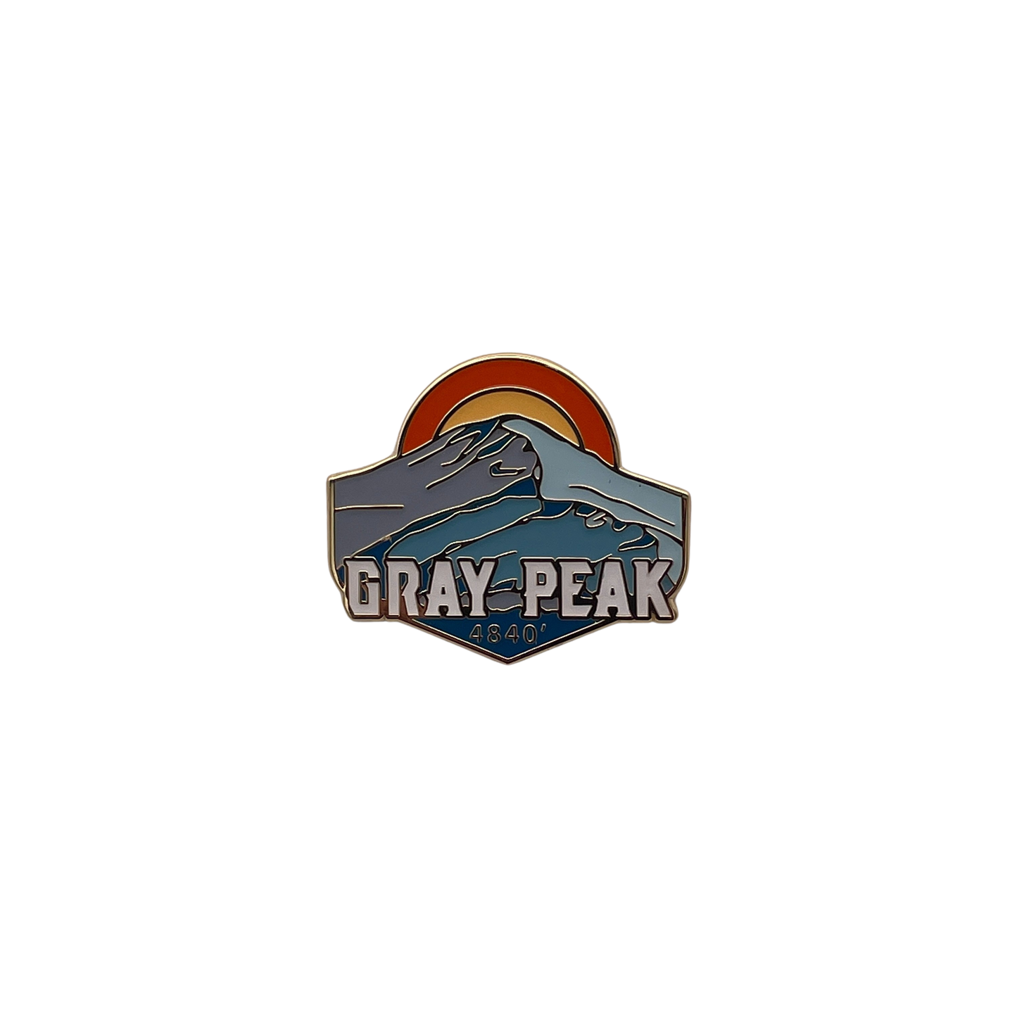Gray Peak Pin