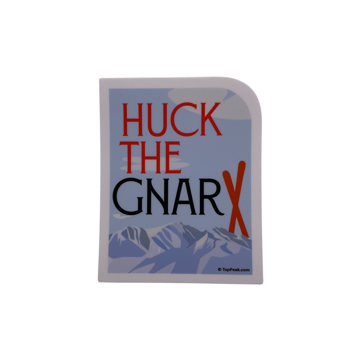 Huck the Gnar! Sticker