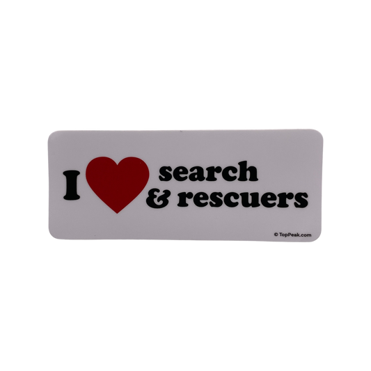 I ♥️ Search and Rescuers Sticker