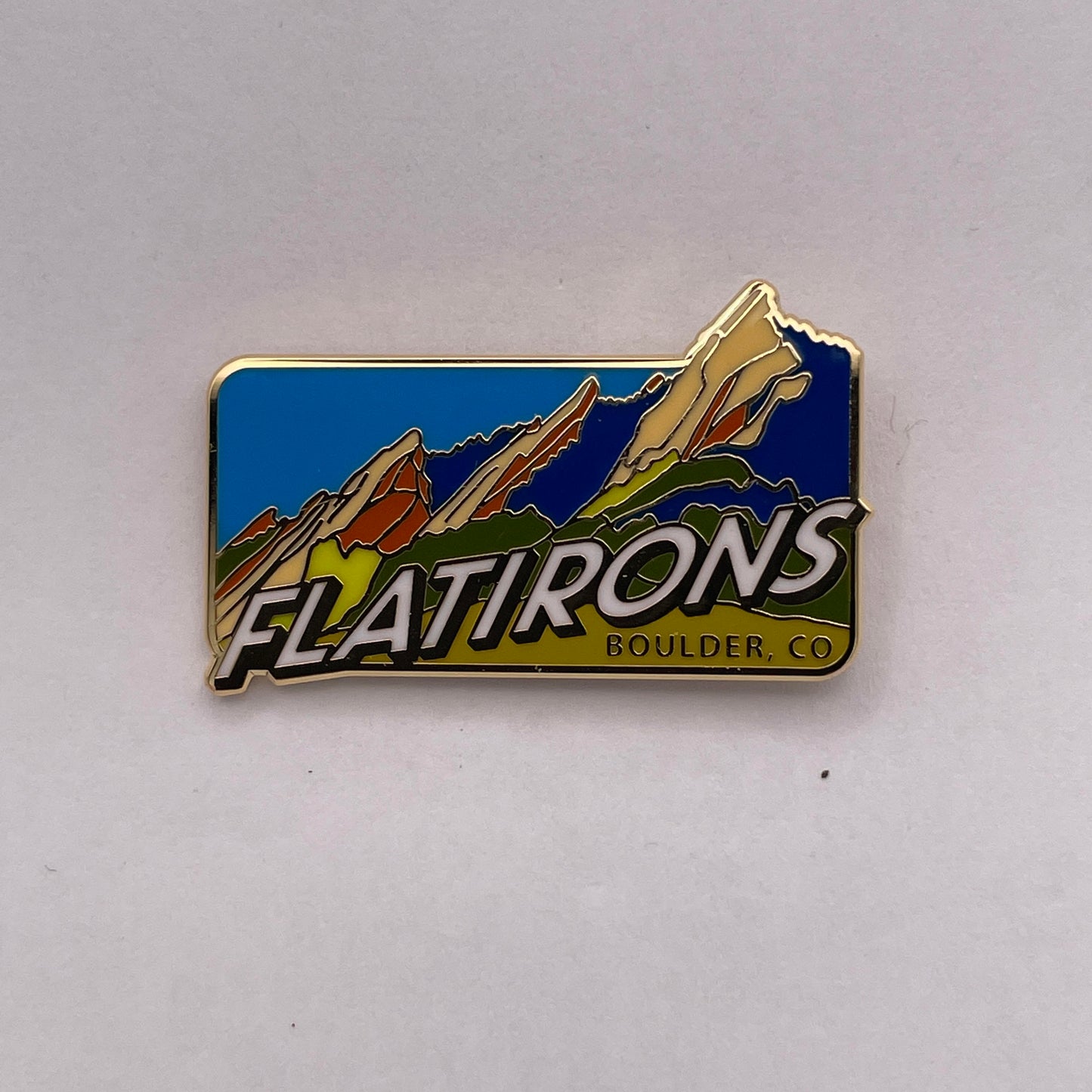 Flatirons Pin