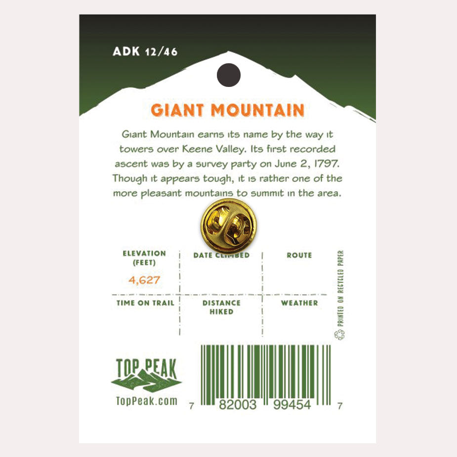Giant Mountain Pin