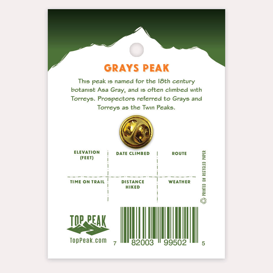 Grays Peak Pin