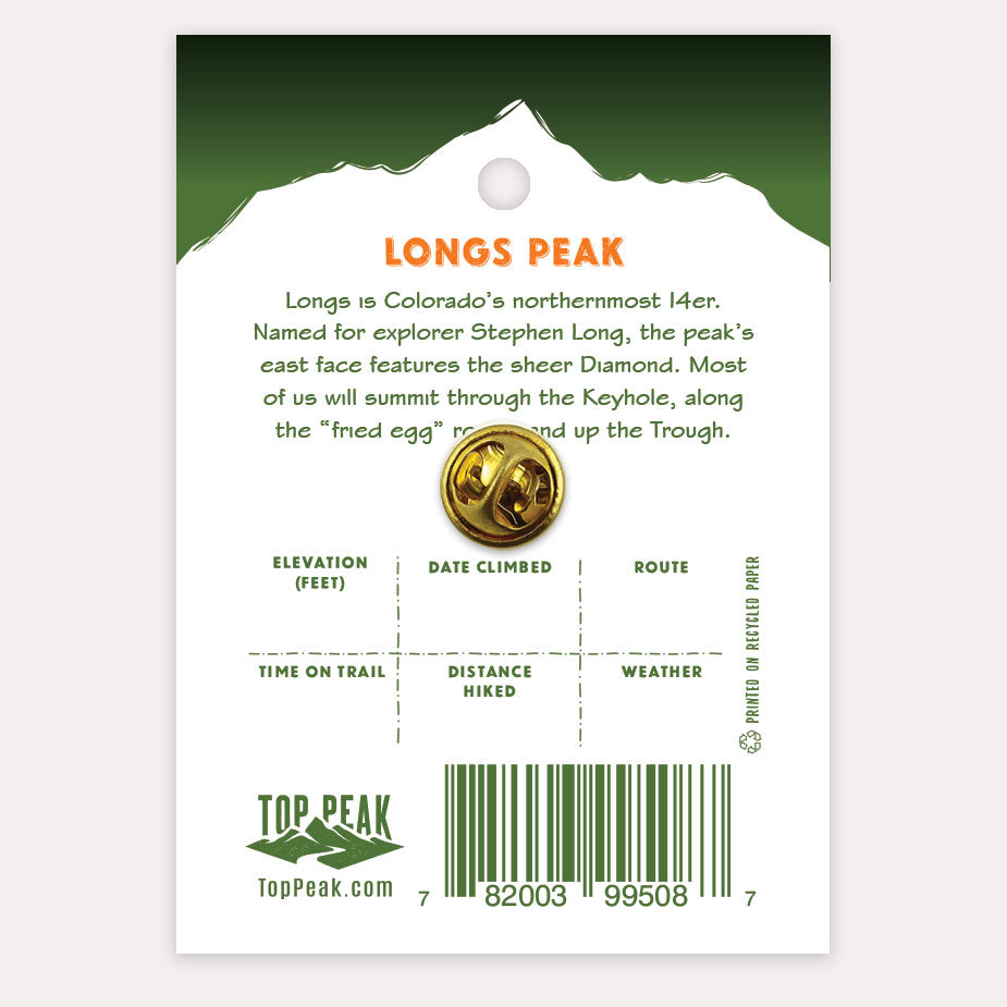 Longs Peak Pin