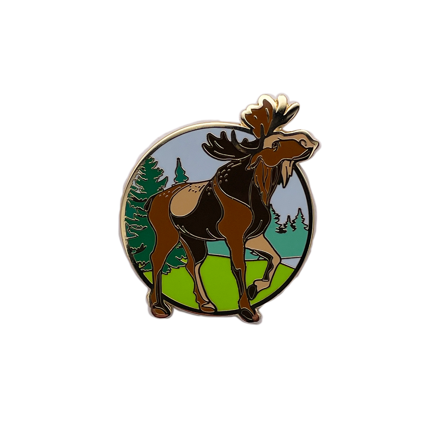 Adirondack Moose Pin