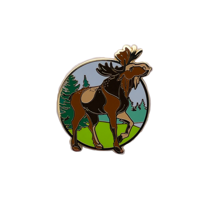 Colorado Moose Pin