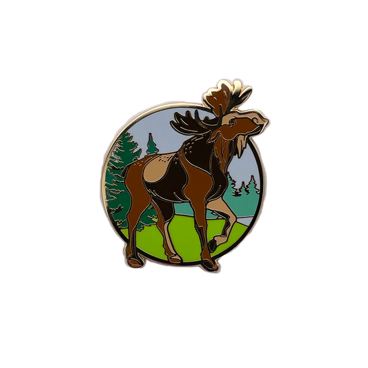 Colorado Moose Pin