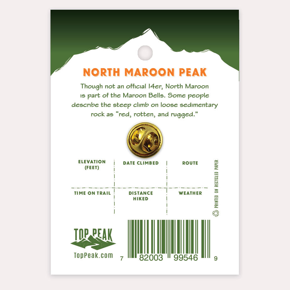 North Maroon Peak Pin