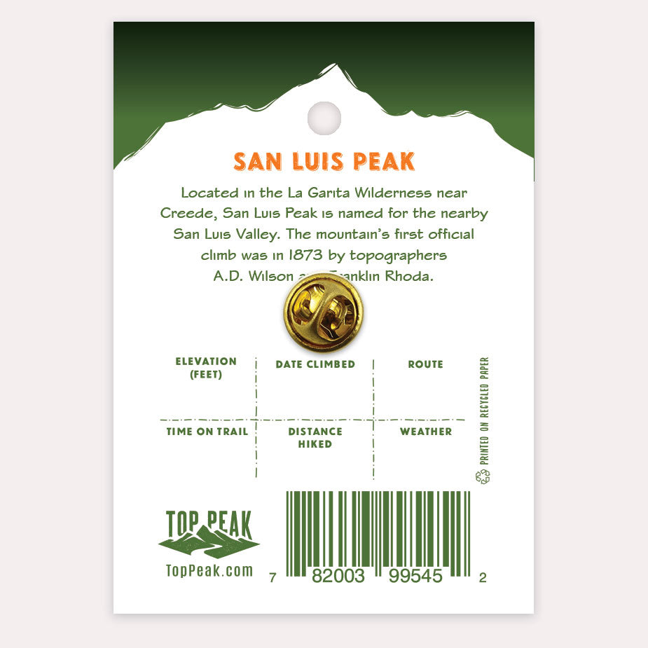 San Luis Peak Pin